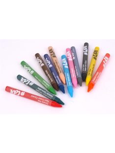   COOL BY VICTORIA Zsírkréta, kerek, COOL BY VICTORIA, 12 különböző szín