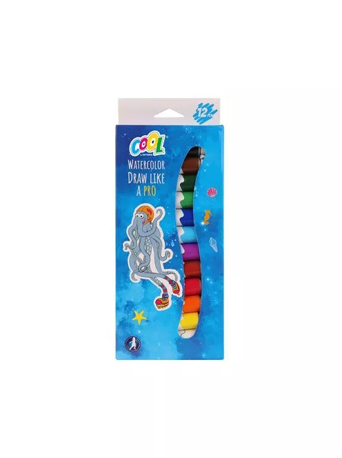 COOL BY VICTORIA Tempera készlet, 12 darabos, COOL BY VICTORIA