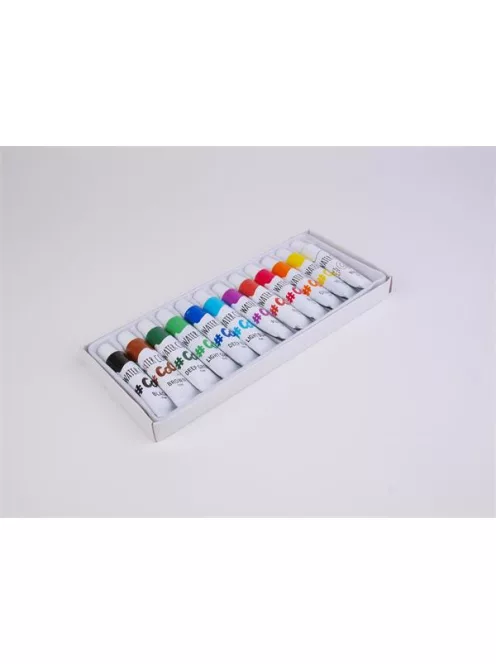 COOL BY VICTORIA Tempera készlet, 12 darabos, COOL BY VICTORIA