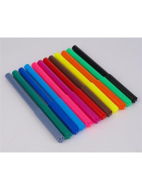 COOL BY VICTORIA Filctoll készlet, 2 mm, COOL BY VICTORIA, 12 különböző szín