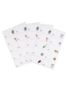 COOL BY VICTORIA Füzetcímke, 40 db, COOL BY VICTORIA