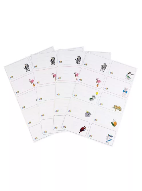 COOL BY VICTORIA Füzetcímke, 40 db, COOL BY VICTORIA