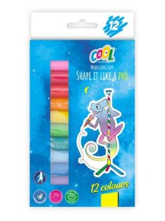   COOL BY VICTORIA Gyurma, színes, 12 darabos, 200 g, COOL BY VICTORIA