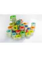 Árazószalag, 25x16 mm, citrom