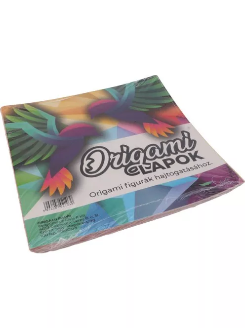 Origami papír, 20x20 cm, 100 lap