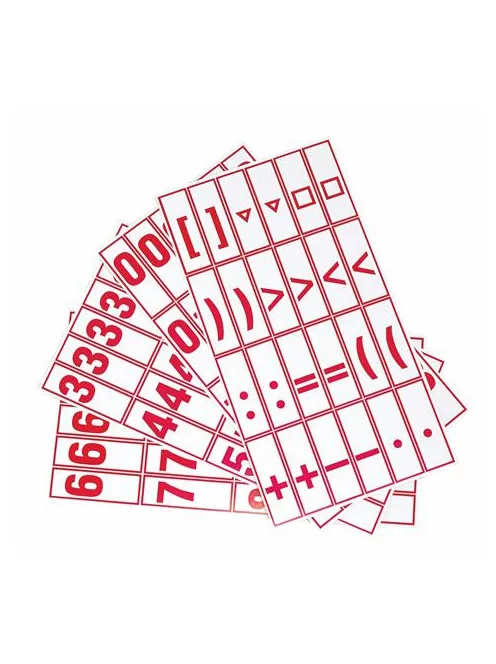 Szám és jelkártya I. o.