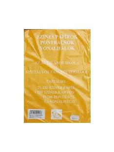 Színes papírok, pontrácsok 1.o.