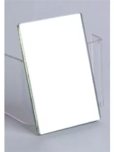 Iskolai tükör, kétoldalas, tokban, 6x9 cm