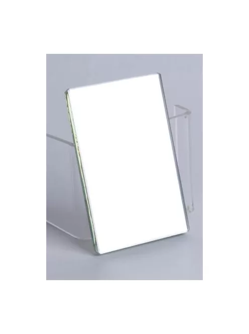 Iskolai tükör, kétoldalas, tokban, 6x9 cm