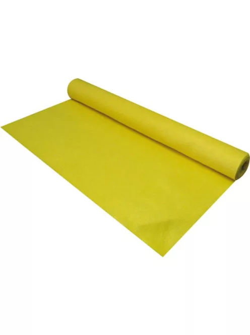 Filc anyag, puha, tekercses, citromsárga