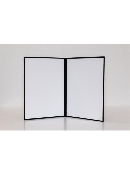 Oklevéltartó, A4, exkluzív, plüss, aranyozva, fekete