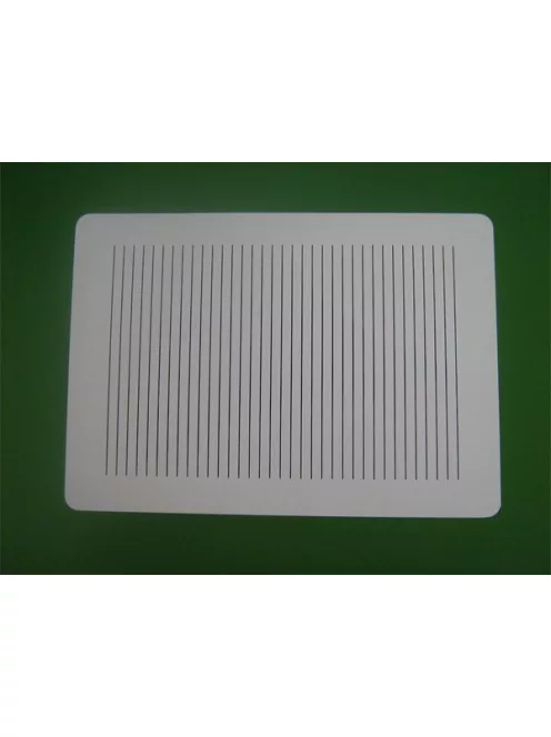 Sorvezető, A4, műanyag