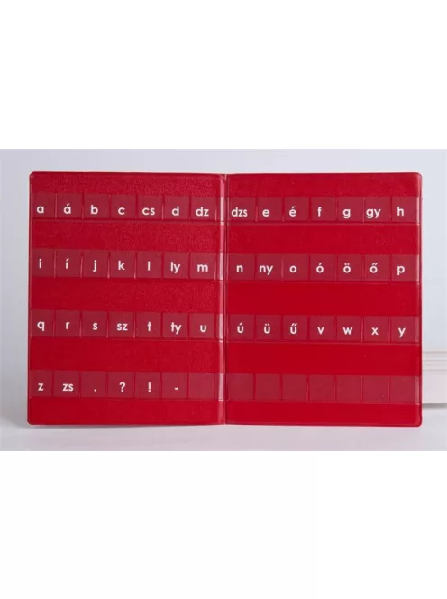 Betűtartó, a teljes magyar abc-hez