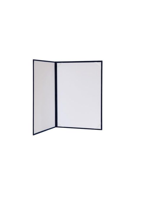 Oklevéltartó, A4, exkluzív, plüss, fekete