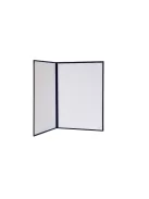 Oklevéltartó, A4, exkluzív, plüss, kék