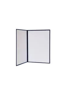 Oklevéltartó, A4, exkluzív, plüss, kék