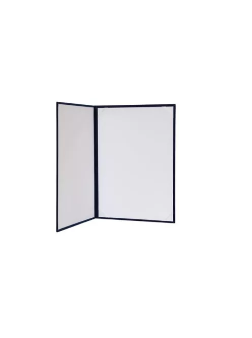 Oklevéltartó, A4, exkluzív, plüss, kék