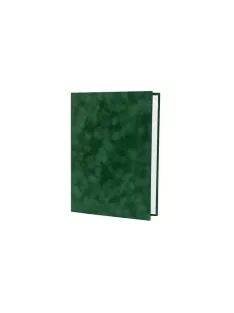 Oklevéltartó, A4, exkluzív, plüss, zöld