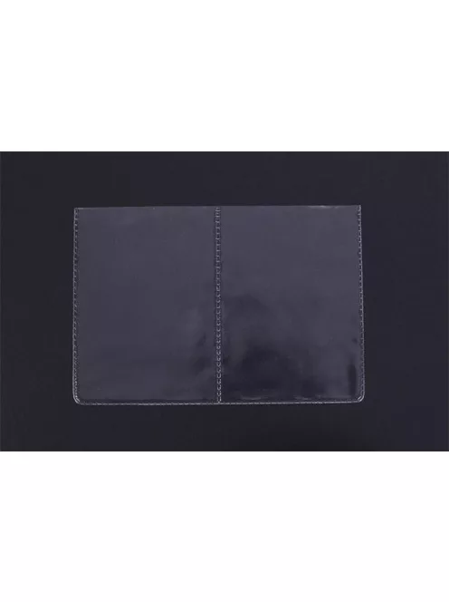 Igazolványtartó, Jogosítvány-, Forgalmi engedély tok, PVC, átlátszó