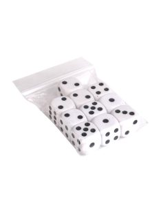 Dobókocka, műanyag, 10 darab