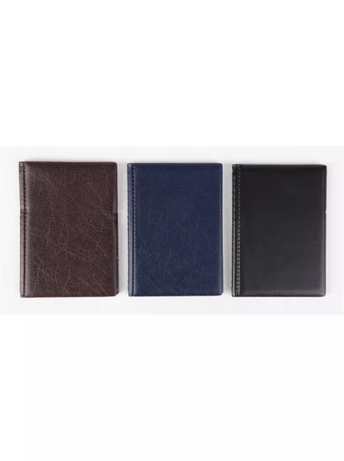 Igazolványtartó, álló, 10 betét lappal, PVC, "Bővített személyi", férfi