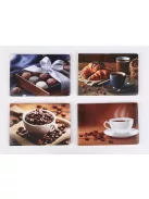 Diák- és igazolványtartó, fekvő, 6 betét lappal, mintás PVC, "Többlapos", általános