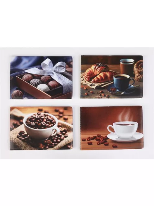 Diák- és igazolványtartó, fekvő, 6 betét lappal, mintás PVC, "Többlapos", általános