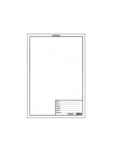 Növénygyűjtő pótlap, A4