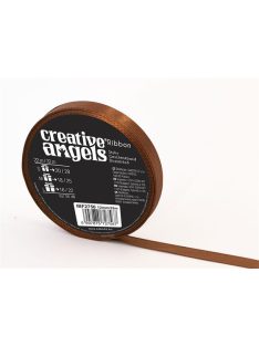 Szatén szalag, 12 mm x 32 m, bronz