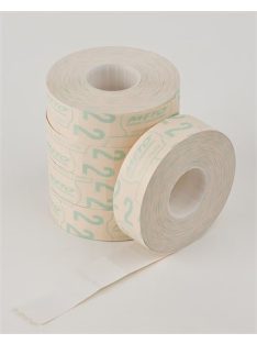 METO Árazógépszalag, 19x16 mm, METO, fehér