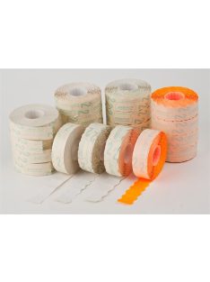 METO Árazógépszalag, 19x16 mm, METO, fehér