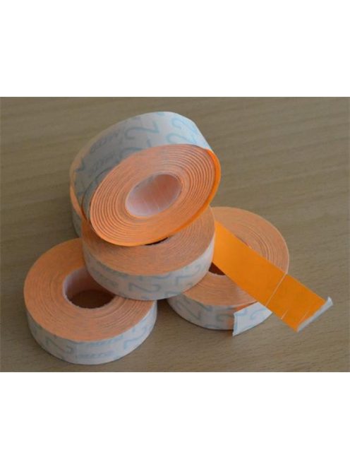 METO Árazógépszalag, 19x16 mm, METO, narancs