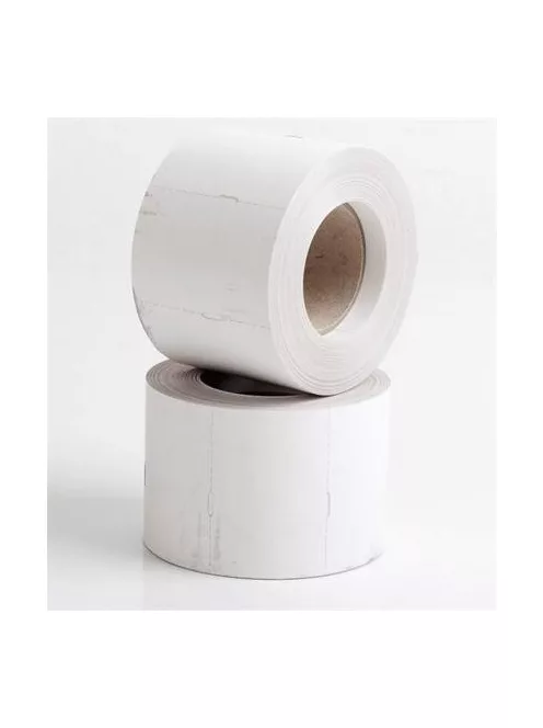 Polccímke, thermo, 38×55 mm, nem öntapadó, 600 db/tekercs, fehér