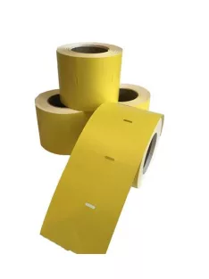   Polccímke, thermo, 38×55 mm, nem öntapadó, 600 db/tekercs, sárga