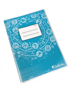   COOL BY VICTORIA Füzetborító, A5, PVC, 90 mikronos, víztiszta, COOL BY VICTORIA