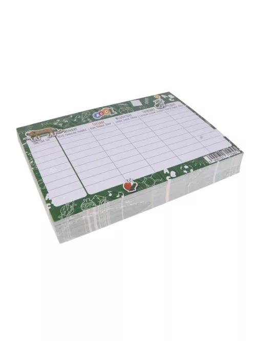 COOL BY VICTORIA Órarend, A5, kétoldalas, COOL BY VICTORIA