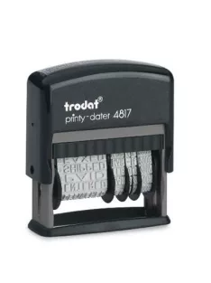   TRODAT Dátum- és szövegbélyegző, 12 féle szöveggel, TRODAT "4817"