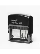 TRODAT Dátum- és szövegbélyegző, 12 féle szöveggel, TRODAT "4817"