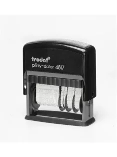   TRODAT Dátum- és szövegbélyegző, 12 féle szöveggel, TRODAT "4817"