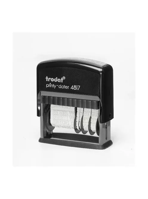 TRODAT Dátum- és szövegbélyegző, 12 féle szöveggel, TRODAT "4817"