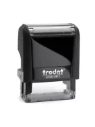 TRODAT Bélyegző, TRODAT "Printy 4911", fekete ház, fekete párnával