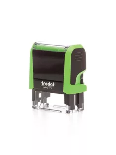   TRODAT Bélyegző, TRODAT "Printy 4912", világoszöld ház, fekete párnával