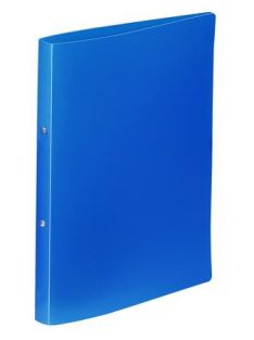   VIQUEL Gyűrűs könyv, 2 gyűrű, 25 mm, A4, PP, VIQUEL "Essentiel", kék