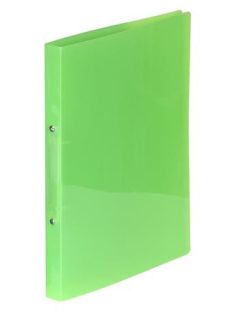   VIQUEL Gyűrűs könyv, 2 gyűrű, 20 mm, A4, PP, VIQUEL "Propyglass", zöld