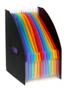 VIQUEL Iratpapucs, PP, 12 részes, VIQUEL, "Rainbow Class", fekete