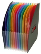 VIQUEL Iratpapucs, PP, 12 részes, VIQUEL, "Rainbow Class", fekete