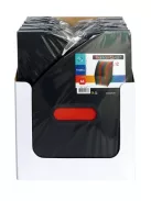 VIQUEL Iratpapucs, PP, 12 részes, VIQUEL, "Rainbow Class", fekete