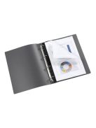 VIQUEL Bemutatómappa, lefűzhető, 20 zsebes, A4, VIQUEL, "Essentiel", fekete