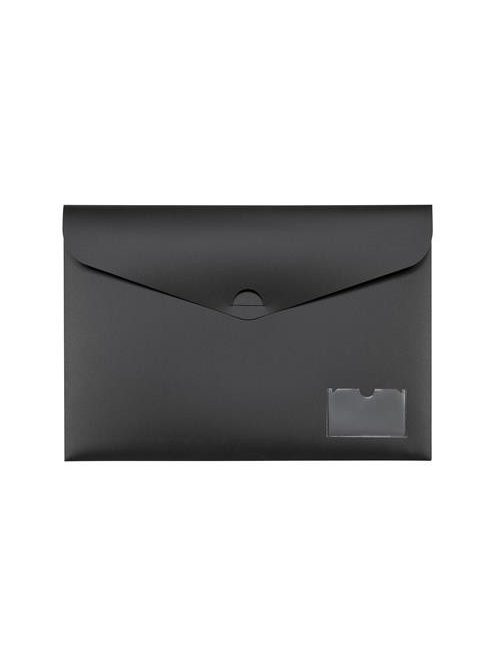 VIQUEL Irattartó tasak, A3, PP, bújtatós záródás, VIQUEL "Creativ Gallery", fekete