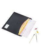 VIQUEL Irattartó tasak, A3, PP, bújtatós záródás, VIQUEL "Creativ Gallery", fekete